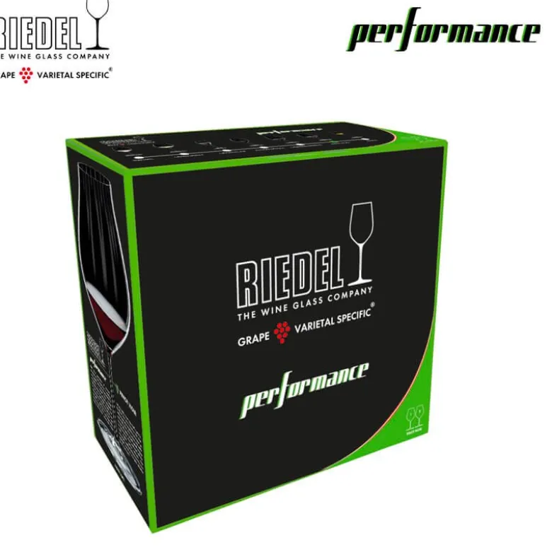 83 cl - Riedel Performance Calice Vino Rosso Pinot Noir In Vetro Cristallino - Set 4 Pz
