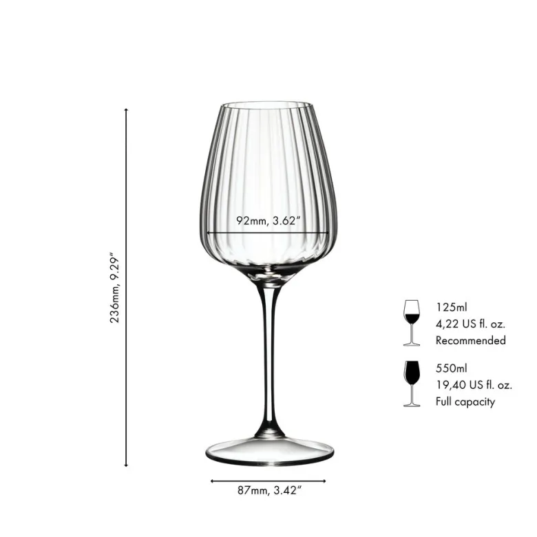 55 cl - Riedel Summer Drinks Calice Cocktail In Vetro Set 4 Pz