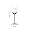 53 cl - Riedel Superleggero Calice Flute Champagne In Vetro - Set 2 Pz