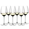 57 cl - Riedel Veloce Calice Vino Bianco Riesling in Vetro - Set 6 Pezzi