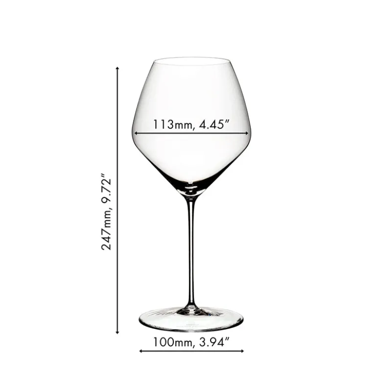76.3 cl - Riedel Veloce Calice Vino Rosso in Vetro - Set 2 Pezzi