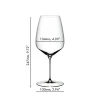 82.9 cl - Riedel Veloce Calice Vino Rosso Cabernet Merlot in Vetro - Set 2 Pezzi