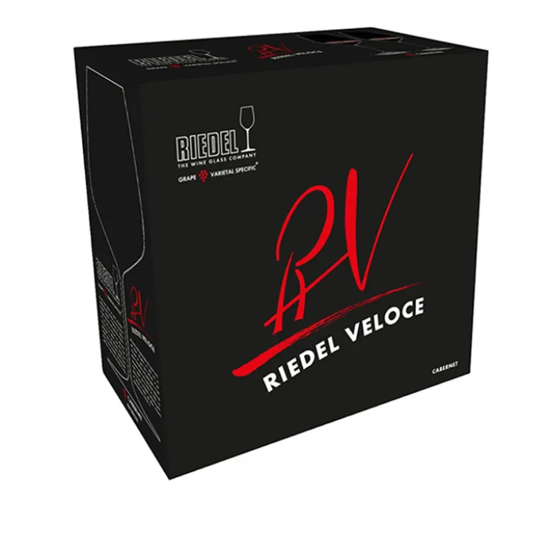 82.9 cl - Riedel Veloce Calice Vino Rosso Cabernet Merlot in Vetro - Set 2 Pezzi