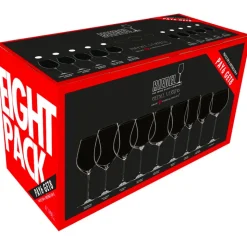 62.5 cl - Riedel Veritas Calice Vino Rosso Cabernet Merlot in Vetro - Set 8 Pezzi