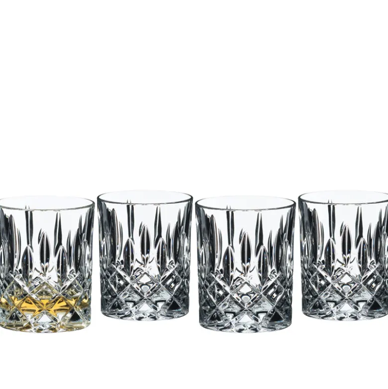 29.5 cl - Riedel Vivant Bicchiere Whisky in Vetro - Set 4 Pezzi