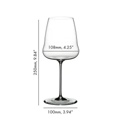 73.6 cl - Riedel Winewings Calice Vino Bianco Chardonnay In Vetro - Set 2 Pz