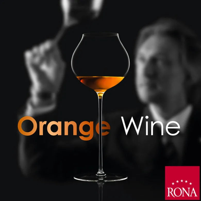 46 cl - Rona Umana Calice Degustazione Orange Wine in Vetro - Set 6 Pezzi