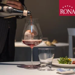 110 cl - Rona Umana Calice Vino Rosso I Vini Rossi Da Vitigni A Basso Impatto Colorante in Vetro - Set 6 Pezzi