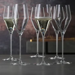 25 cl - Spiegelau Definition Calice Flute Champagne In Vetro Cristallino - Set 2 Pz