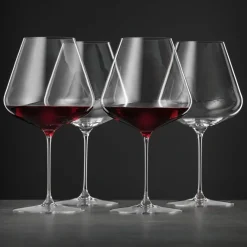 96 cl - Spiegelau Definition Calice Vino Rosso Burgundy In Vetro Cristallino - Set 4 Pz