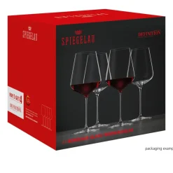 75 cl - Spiegelau Definition Calice Vino Rosso Bordeaux In Vetro Cristallino - Set 4 Pz