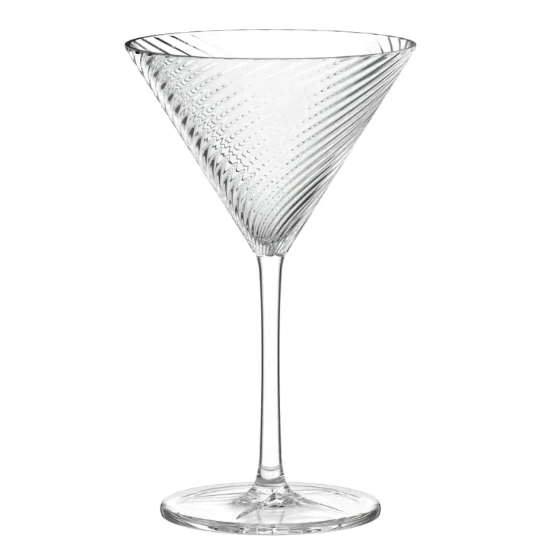 23 cl - Stolzle Lausitz Berlin Calice Cocktail Martini In Vetro Set 6 Pz