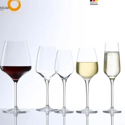 35 cl - Stolzle Lausitz Experience Calice Vino Bianco in Vetro - Set 6 Pezzi
