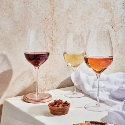 54.5 cl - Stolzle Lausitz Fino Calice Vino Rosso in Vetro - Set 6 Pezzi