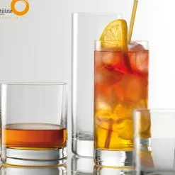 45 cl - Stolzle Lausitz New York Bar Bicchiere Bibita in Vetro - Set 6 Pezzi