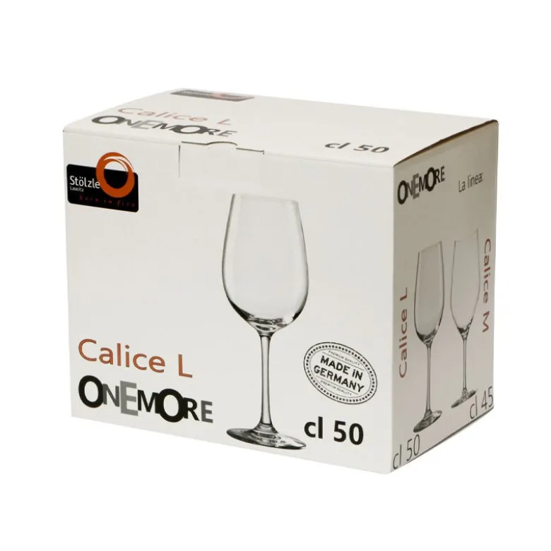 50 cl - Stolzle Lausitz Onemore Calice Multiuso in Vetro - Set 6 Pezzi