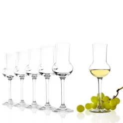8 cl - Stolzle Lausitz Professional Calice Grappa in Vetro - Set 6 Pezzi