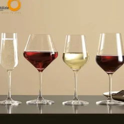 49 cl - Stolzle Lausitz Revolution Calice Vino Rosso in Vetro - Set 6 Pezzi