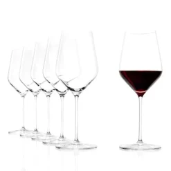 51 cl - Stolzle Lausitz Starlight Calice Vino Rosso in Vetro - Set 6 Pezzi