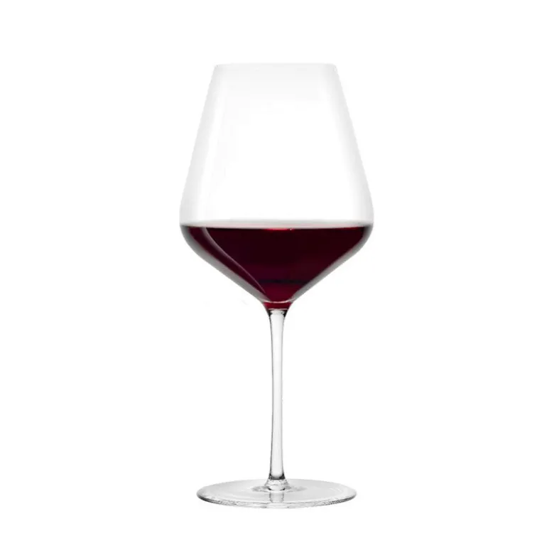 82 cl - Stolzle Lausitz Starlight Calice Vino Rosso Burgundy in Vetro - Set 6 Pezzi