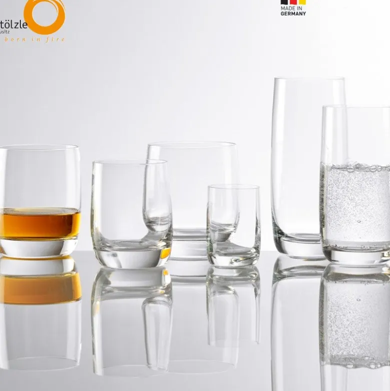 27.5 cl - Stolzle Lausitz Weinland Bicchiere Rum in Vetro - Set 6 Pezzi