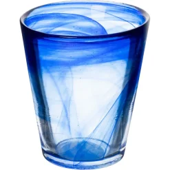 25 cl - Villa D'Este Alabastro Ocean Bicchiere Acqua Colorato In Vetro Set 6 Pz