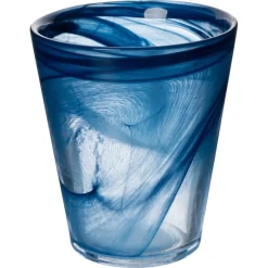 25 cl - Villa D'Este Alabastro Ocean Bicchiere Acqua Colorato In Vetro Set 6 Pz