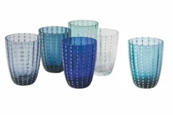 30 cl - Villa D'Este Kalahari Bicchiere Acqua in Vetro - Set 6 Pezzi