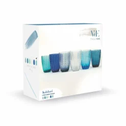 30 cl - Villa D'Este Kalahari Bicchiere Acqua in Vetro - Set 6 Pezzi