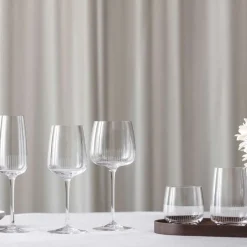 30 cl - Villeroy & Boch Afina Bicchiere Cocktail Long Drink In Vetro Set 4 Pz