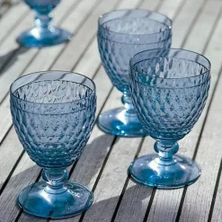 20 cl - Villeroy & Boch Boston Calice Vino Rosso in Vetro - Set 4 Pezzi