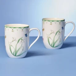 29 cl - Villeroy & Boch Colorful Spring Tazza Mug Con Manico In Porcellana Premium - Set 6 Pz