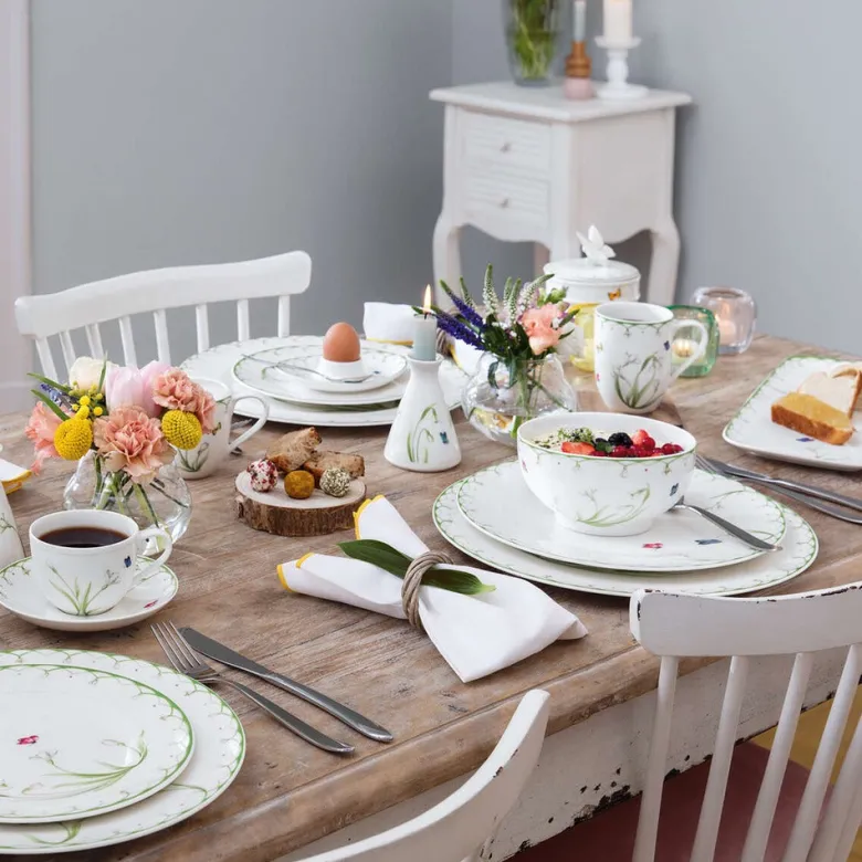 50 cl - Villeroy & Boch Colorful Spring Insalatiera In Porcellana Premium - Set 4 Pz