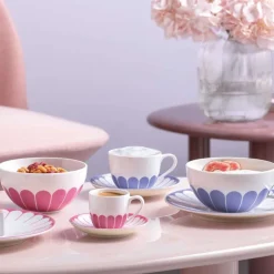 43 cl - Villeroy & Boch Fleur Ciotola Cereali In Porcellana Premium Set 4 Pz