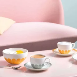 43 cl - Villeroy & Boch Fleur Ciotola Cereali In Porcellana Premium Set 4 Pz