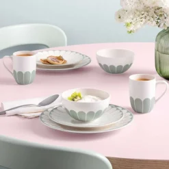 43 cl - Villeroy & Boch Fleur Ciotola Cereali In Porcellana Premium Set 4 Pz