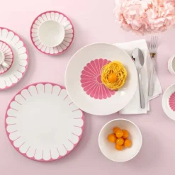 7 cl - Villeroy & Boch Fleur Tazzina Caffè In Porcellana Premium Set 6 Pz