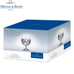 33 cl - Villeroy & Boch La Divina Calice Acqua in Vetro - Set 4 Pezzi
