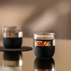 25 cl - Villeroy & Boch Manufacture Rock Bicchiere Whisky in Vetro - Set 4 Pezzi