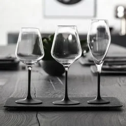 47 cl - Villeroy & Boch Manufacture Rock Calice Vino Rosso in Vetro - Set 4 Pezzi