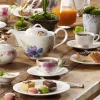 29 cl - Villeroy & Boch Mariefleur Gris Basic Tazza Cappuccino In Porcellana Premium - Set 6 Pz