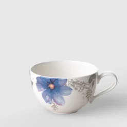 29 cl - Villeroy & Boch Mariefleur Gris Basic Tazza Cappuccino In Porcellana Premium - Set 6 Pz