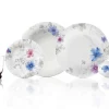 21 cl - Villeroy & Boch Mariefleur Gris Basic Piatto Fondi In Porcellana Premium - Set 6 Pz