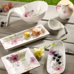 42 cl - Villeroy & Boch Mariefleur Gifts Fruttiera Coppa Con Manici In Porcellana Premium