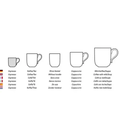 5 cl - Villeroy & Boch Mariefleur Gris Basic Tazzina Caffè In Porcellana Premium - Set 6 Pz