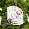 3 cl - Villeroy & Boch Mariefleur Serve & Salad Ciotolina Salse In Porcellana Premium - Set 6 Pz