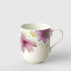 43 cl - Villeroy & Boch Mariefleur Tea Tazza Mug In Porcellana Premium - Set 6 Pz
