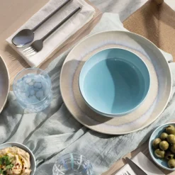 55 cl - Villeroy & Boch Perlemor Aqua Ciotola Cereali In Porcellana Premium - Set 4 Pz