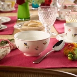 47 cl - Villeroy & Boch Petite Fleur Coppetta Macedonia Dessert In Porcellana Premium - Set 4 Pz