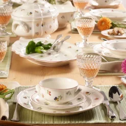 33 cl - Villeroy & Boch Petite Fleur Piatto Fondo In Porcellana Premium - Set 6 Pz